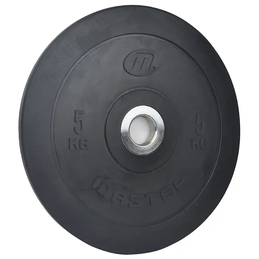 Viktskiva Master Fitness Bumperplate Färgade